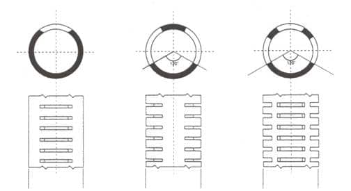 filtri in pvc microfessurati