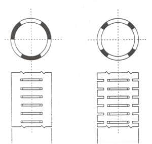 filtri in pvc microfessurati